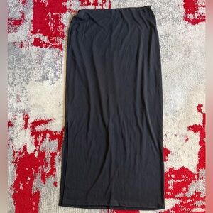 Zara Black Simple Maxi Skirt- Med